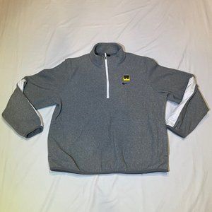 University of Michigan Nike Quarter Zip, Grey, Cropped, Size M